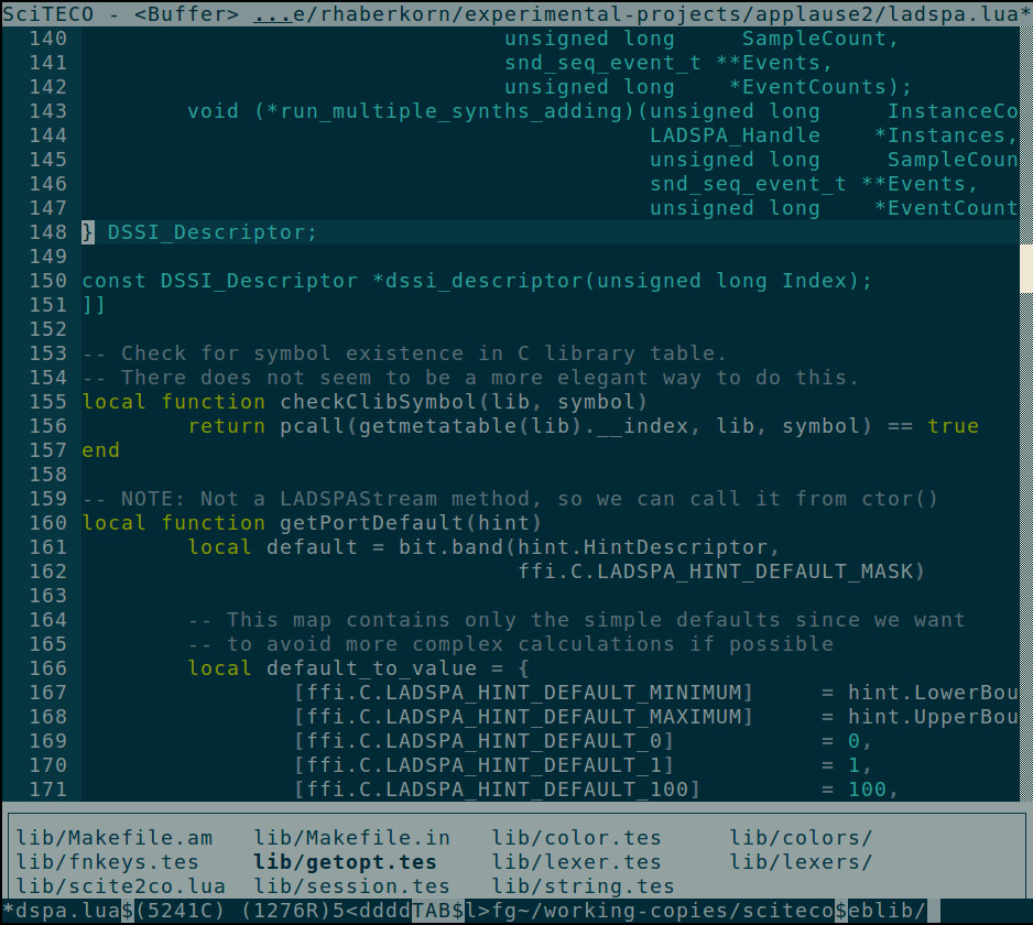Linux/ncurses, Solarized color scheme